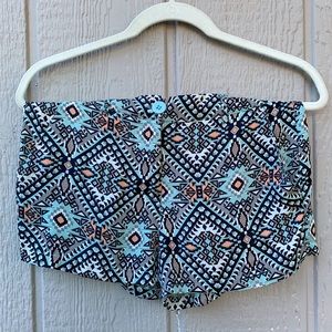 Lovely Girl bright patterned lightweight shorts